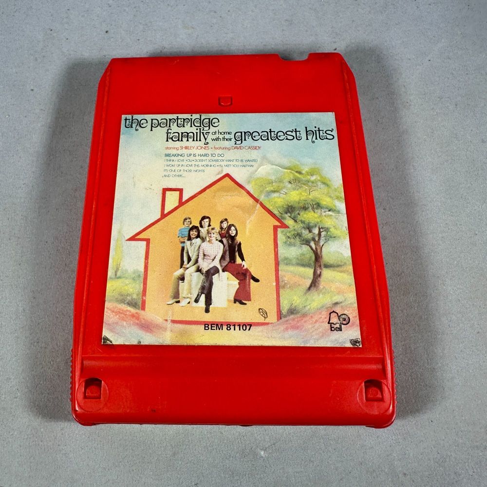 The Partridge Family Greatest Hits 8-Track Bell Records Stereo Cartridge